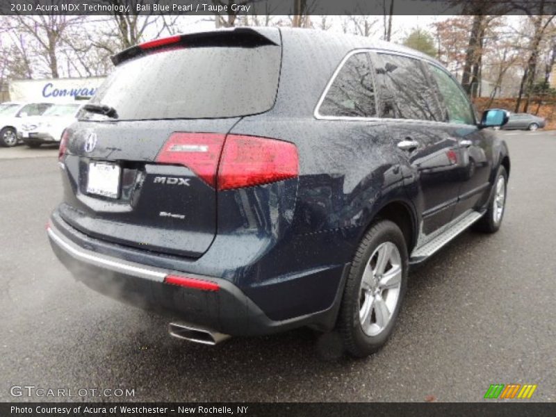 Bali Blue Pearl / Taupe Gray 2010 Acura MDX Technology