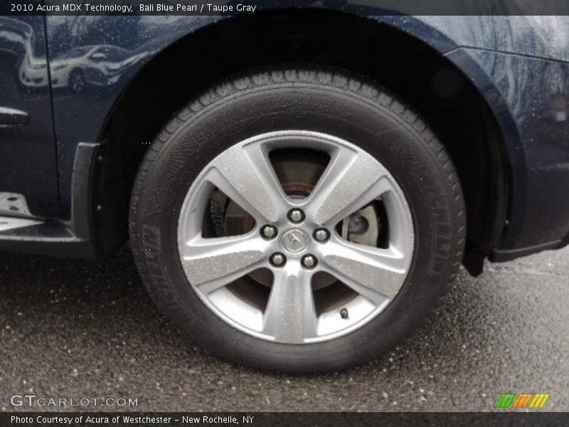 Bali Blue Pearl / Taupe Gray 2010 Acura MDX Technology