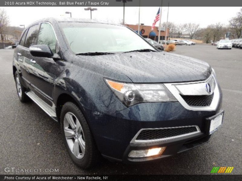 Bali Blue Pearl / Taupe Gray 2010 Acura MDX Technology