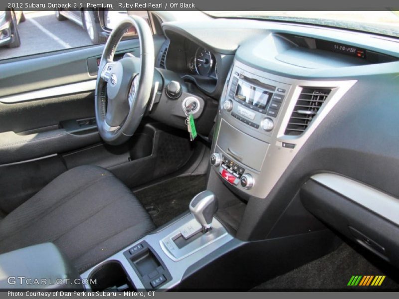 Ruby Red Pearl / Off Black 2012 Subaru Outback 2.5i Premium