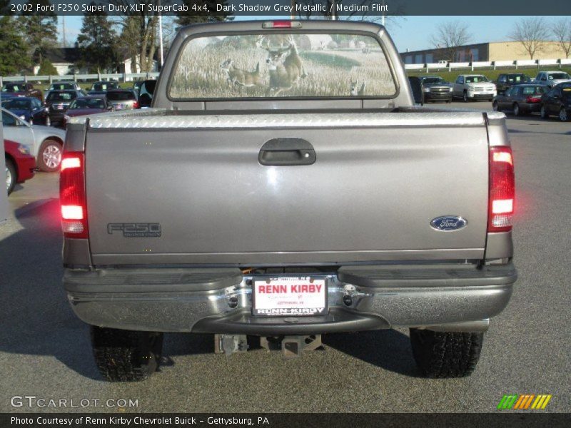 Dark Shadow Grey Metallic / Medium Flint 2002 Ford F250 Super Duty XLT SuperCab 4x4