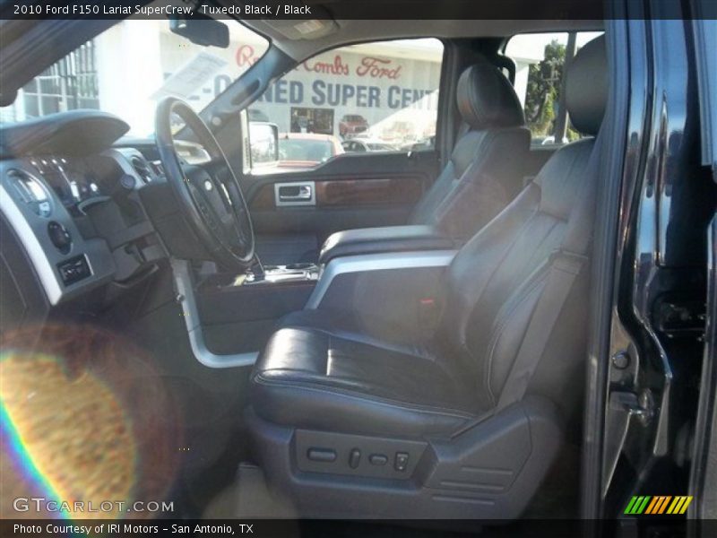 Tuxedo Black / Black 2010 Ford F150 Lariat SuperCrew