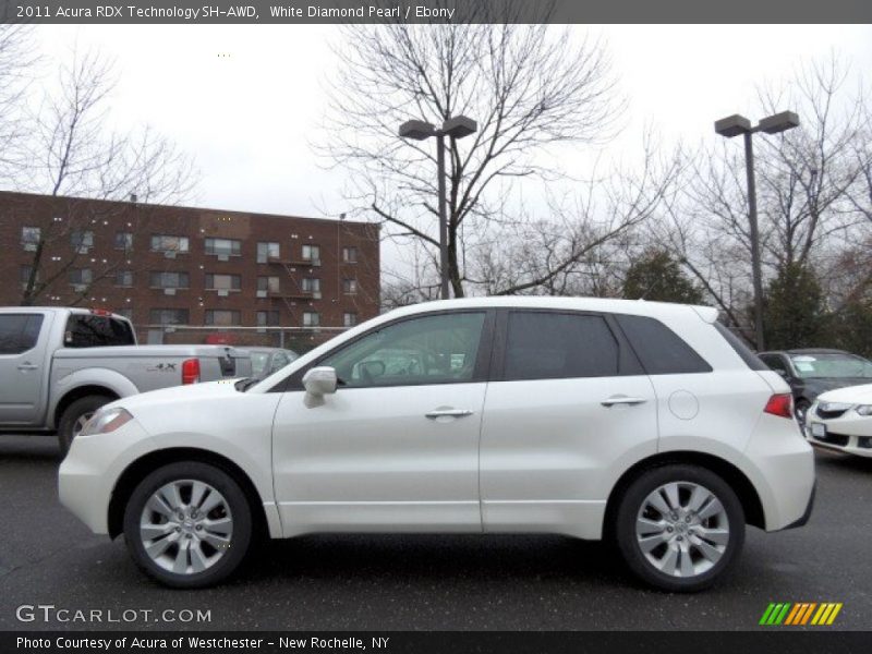 White Diamond Pearl / Ebony 2011 Acura RDX Technology SH-AWD
