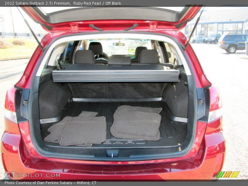 Ruby Red Pearl / Off Black 2012 Subaru Outback 2.5i Premium