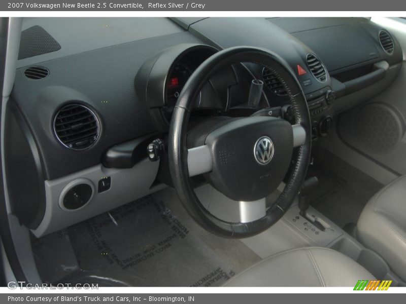 Reflex Silver / Grey 2007 Volkswagen New Beetle 2.5 Convertible
