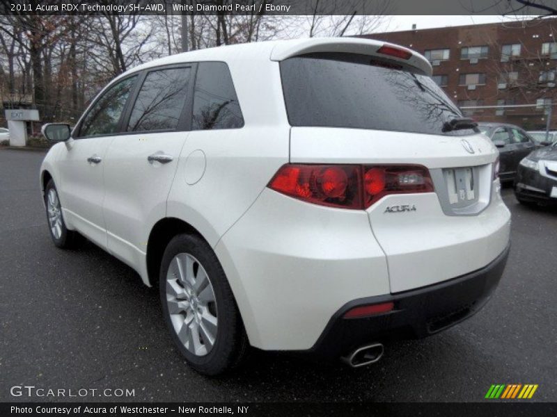 White Diamond Pearl / Ebony 2011 Acura RDX Technology SH-AWD