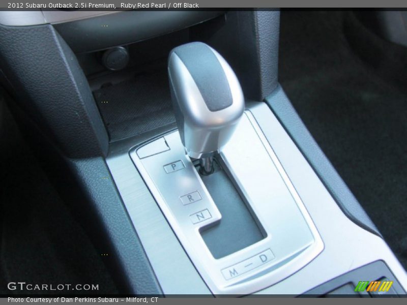 Ruby Red Pearl / Off Black 2012 Subaru Outback 2.5i Premium