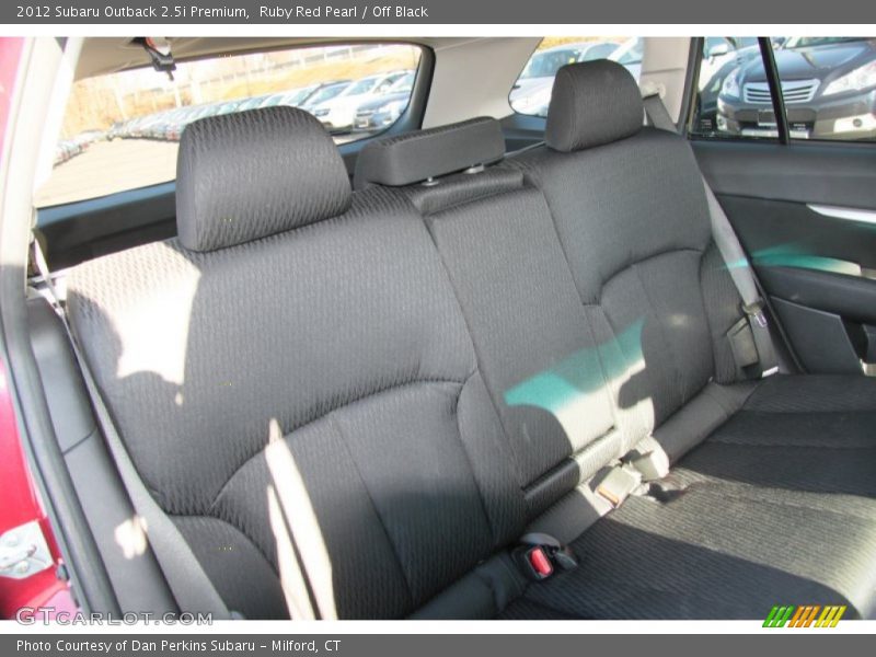 Ruby Red Pearl / Off Black 2012 Subaru Outback 2.5i Premium