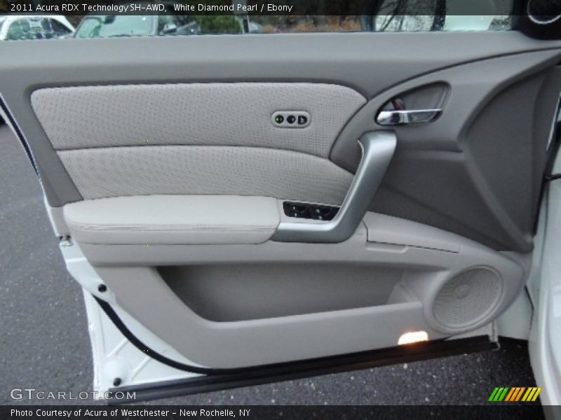 White Diamond Pearl / Ebony 2011 Acura RDX Technology SH-AWD