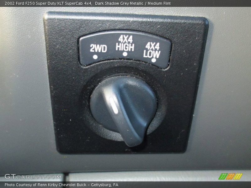 Dark Shadow Grey Metallic / Medium Flint 2002 Ford F250 Super Duty XLT SuperCab 4x4