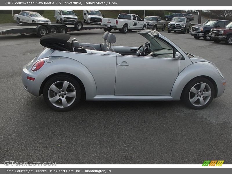 Reflex Silver / Grey 2007 Volkswagen New Beetle 2.5 Convertible