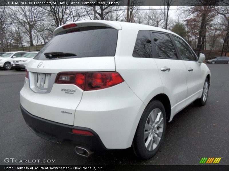 White Diamond Pearl / Ebony 2011 Acura RDX Technology SH-AWD