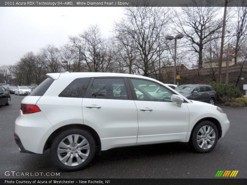 White Diamond Pearl / Ebony 2011 Acura RDX Technology SH-AWD