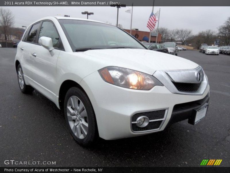 White Diamond Pearl / Ebony 2011 Acura RDX Technology SH-AWD