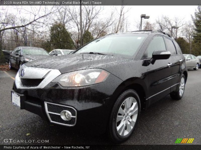 Crystal Black Pearl / Taupe 2010 Acura RDX SH-AWD Technology