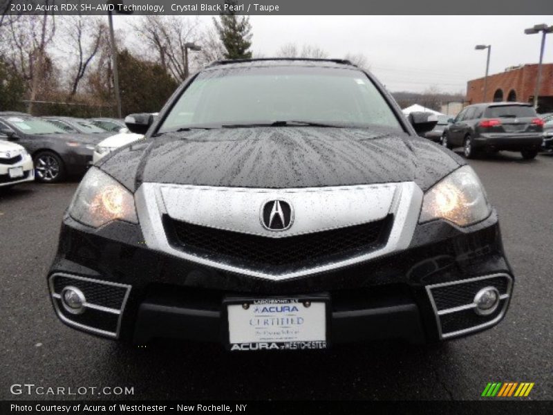 Crystal Black Pearl / Taupe 2010 Acura RDX SH-AWD Technology