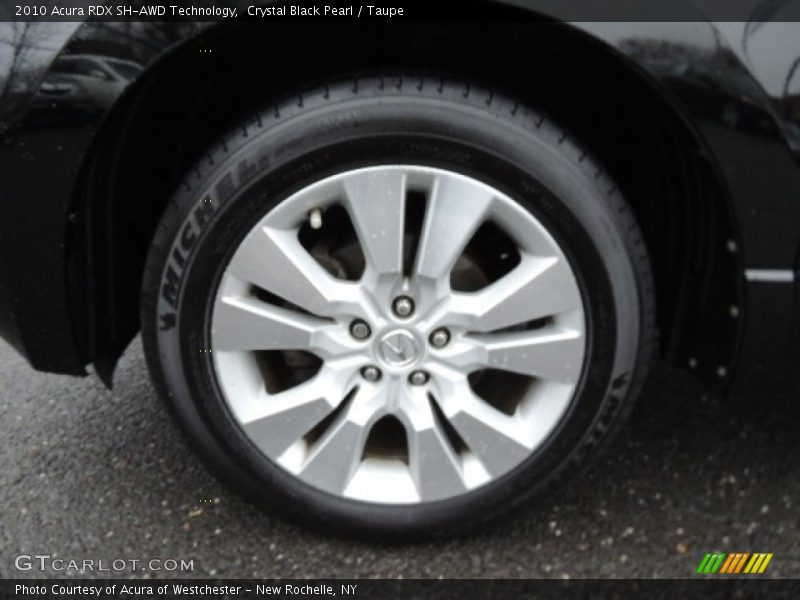 Crystal Black Pearl / Taupe 2010 Acura RDX SH-AWD Technology