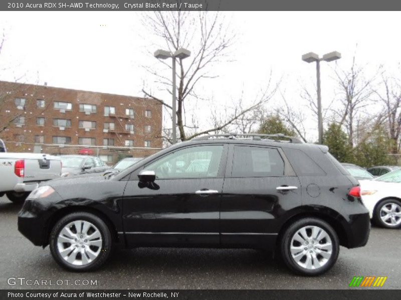Crystal Black Pearl / Taupe 2010 Acura RDX SH-AWD Technology