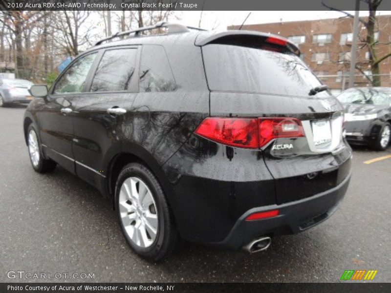 Crystal Black Pearl / Taupe 2010 Acura RDX SH-AWD Technology