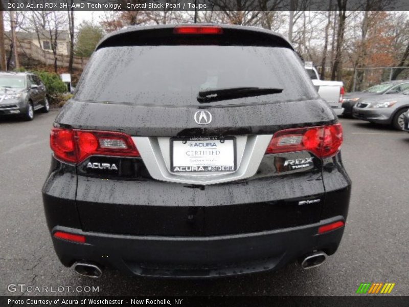 Crystal Black Pearl / Taupe 2010 Acura RDX SH-AWD Technology