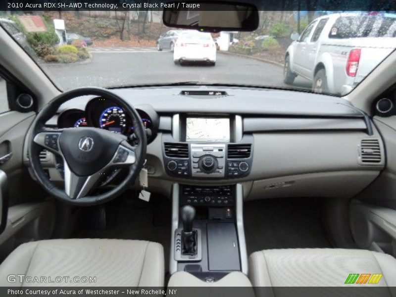 Crystal Black Pearl / Taupe 2010 Acura RDX SH-AWD Technology