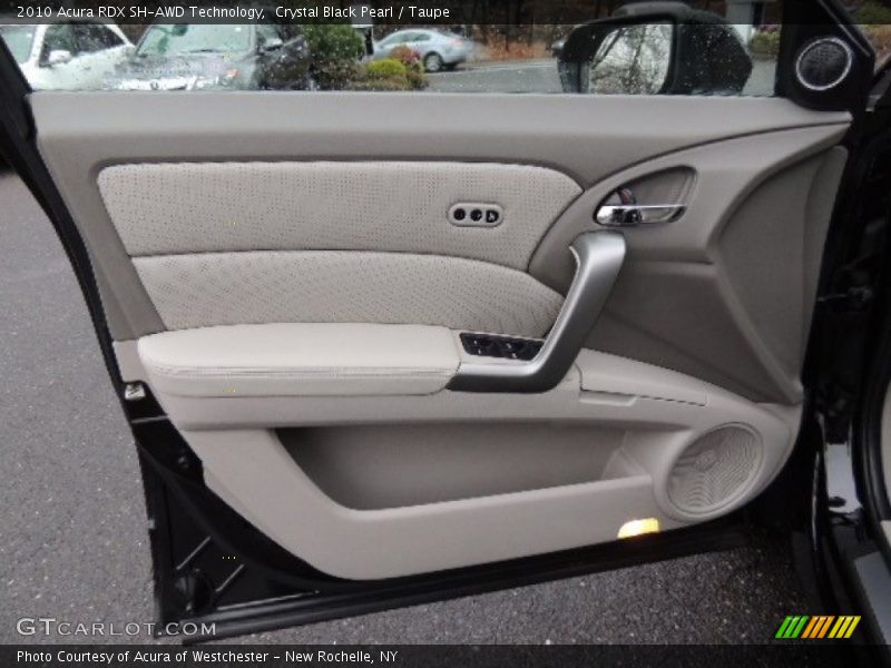 Crystal Black Pearl / Taupe 2010 Acura RDX SH-AWD Technology