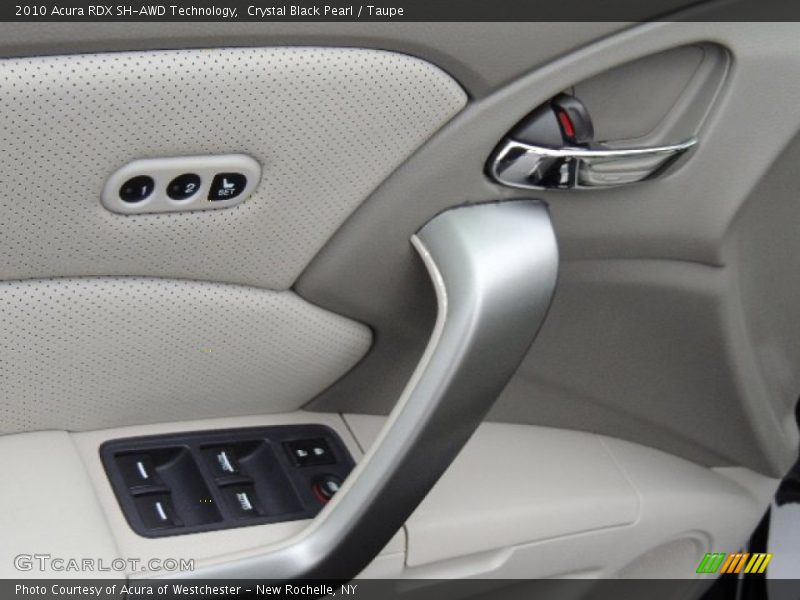Crystal Black Pearl / Taupe 2010 Acura RDX SH-AWD Technology