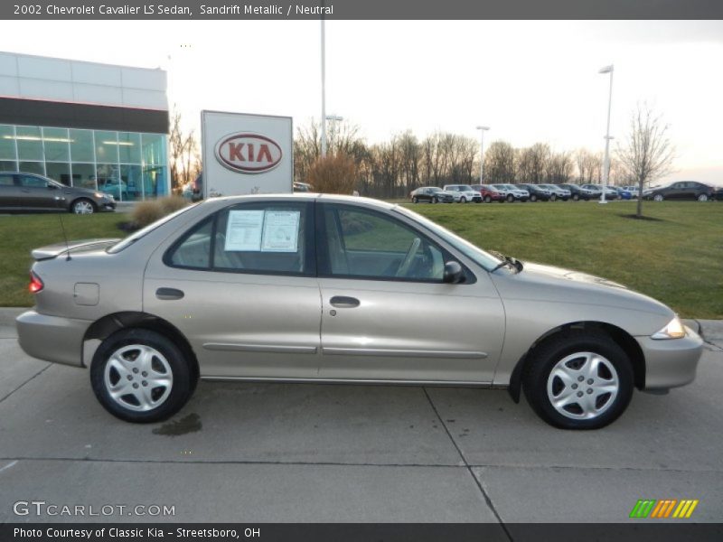  2002 Cavalier LS Sedan Sandrift Metallic
