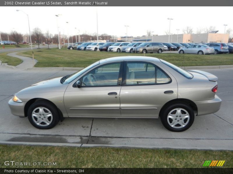  2002 Cavalier LS Sedan Sandrift Metallic