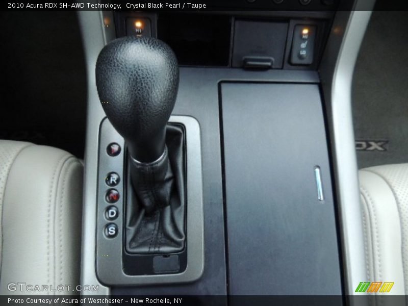 Crystal Black Pearl / Taupe 2010 Acura RDX SH-AWD Technology