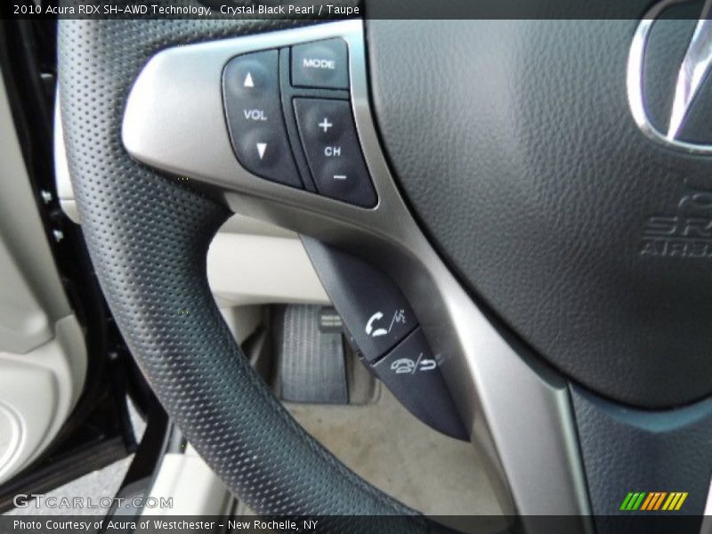 Crystal Black Pearl / Taupe 2010 Acura RDX SH-AWD Technology
