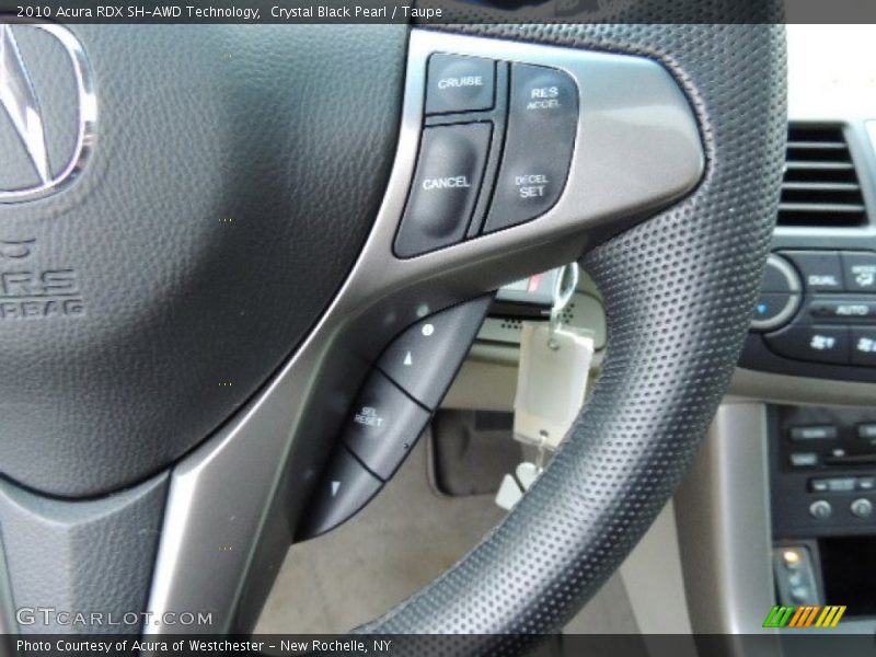 Crystal Black Pearl / Taupe 2010 Acura RDX SH-AWD Technology