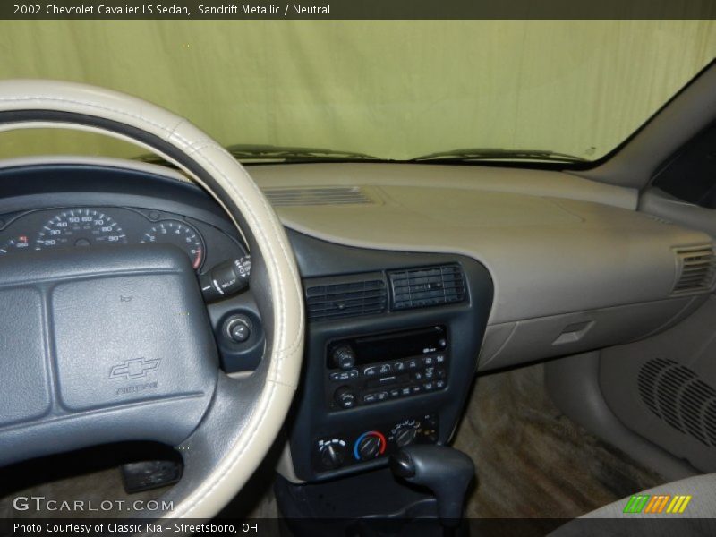 Sandrift Metallic / Neutral 2002 Chevrolet Cavalier LS Sedan