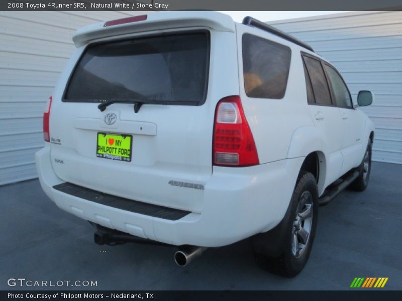 Natural White / Stone Gray 2008 Toyota 4Runner SR5