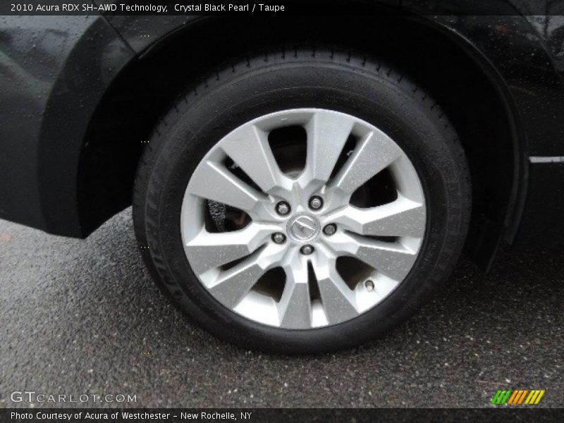 Crystal Black Pearl / Taupe 2010 Acura RDX SH-AWD Technology