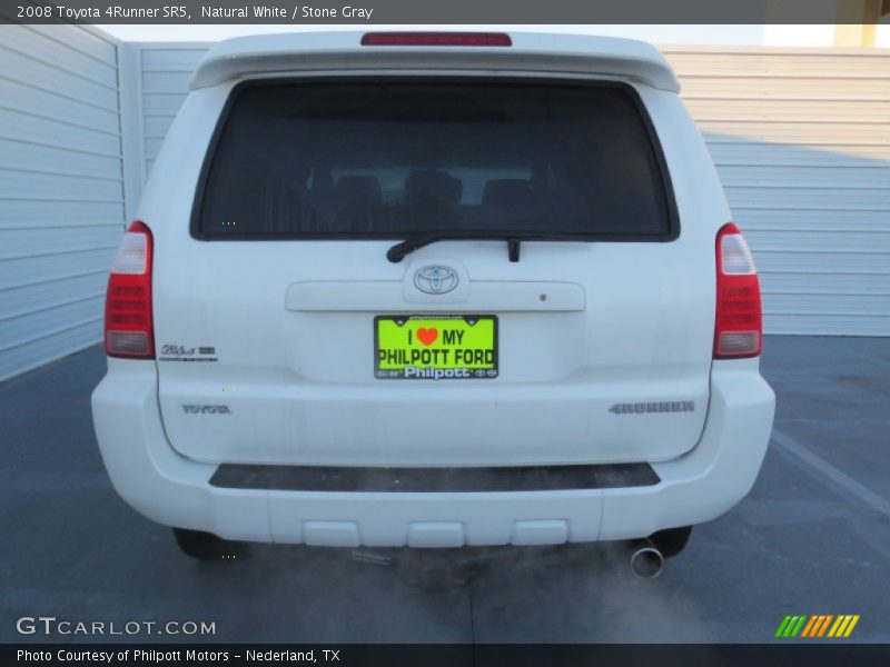 Natural White / Stone Gray 2008 Toyota 4Runner SR5