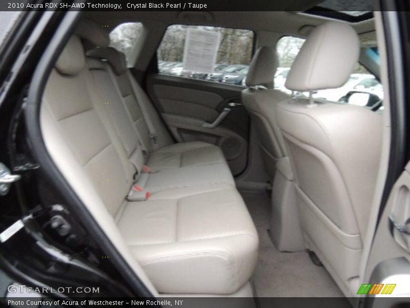 Crystal Black Pearl / Taupe 2010 Acura RDX SH-AWD Technology