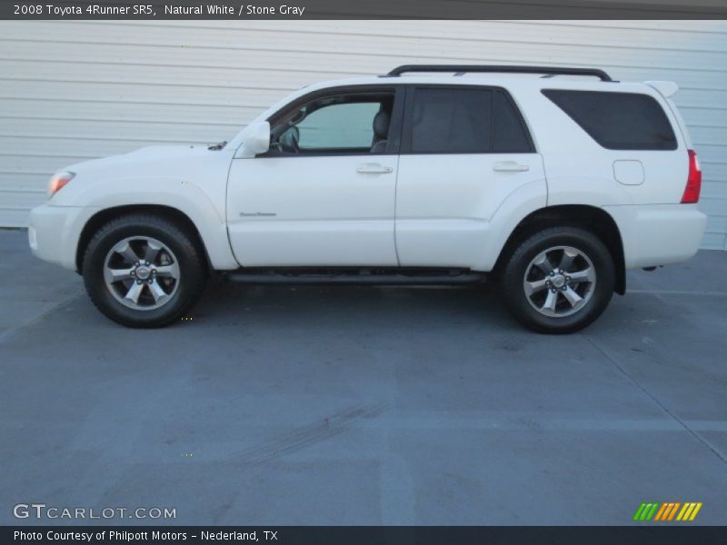 Natural White / Stone Gray 2008 Toyota 4Runner SR5