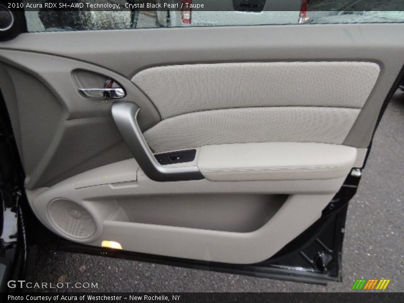 Crystal Black Pearl / Taupe 2010 Acura RDX SH-AWD Technology