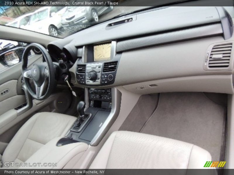 Crystal Black Pearl / Taupe 2010 Acura RDX SH-AWD Technology