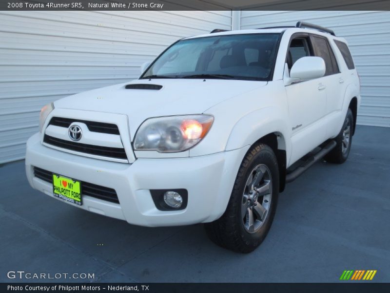 Natural White / Stone Gray 2008 Toyota 4Runner SR5