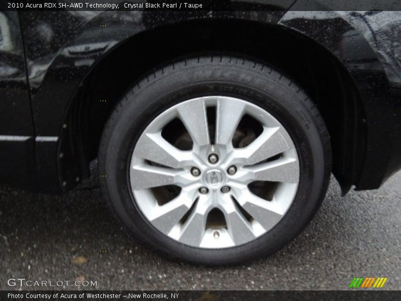Crystal Black Pearl / Taupe 2010 Acura RDX SH-AWD Technology