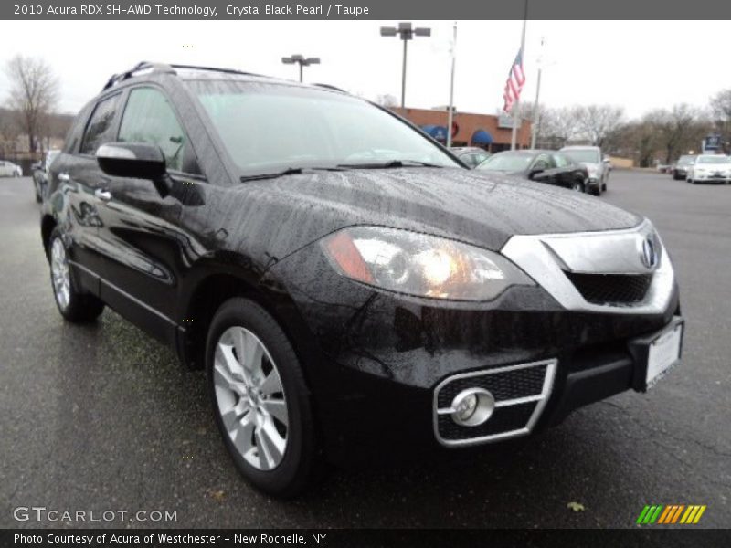 Crystal Black Pearl / Taupe 2010 Acura RDX SH-AWD Technology