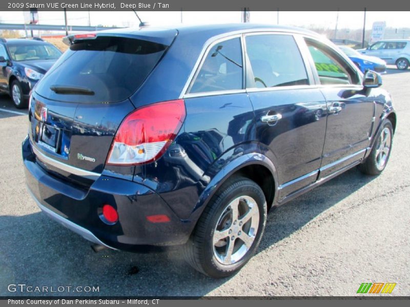 Deep Blue / Tan 2009 Saturn VUE Green Line Hybrid