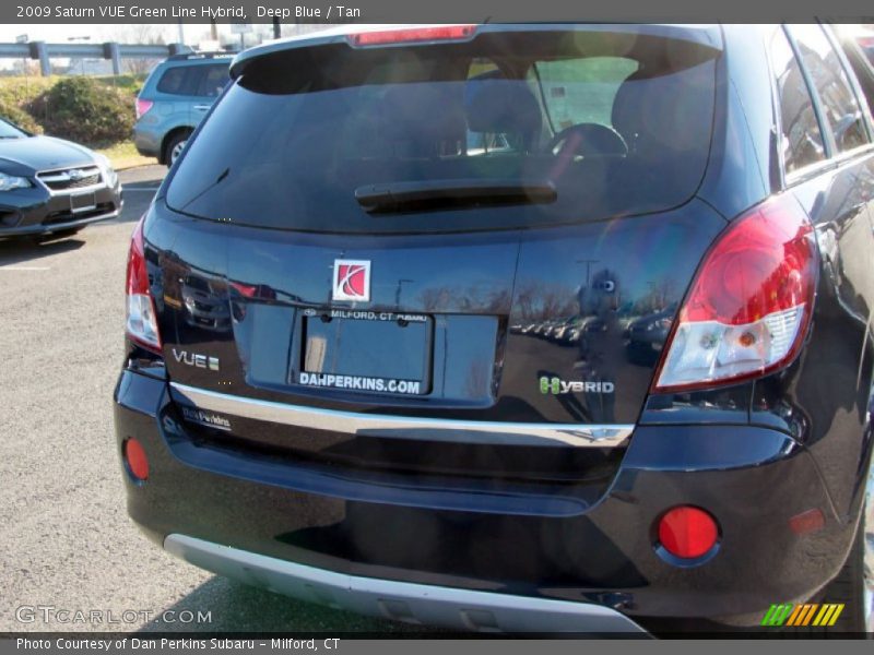 Deep Blue / Tan 2009 Saturn VUE Green Line Hybrid