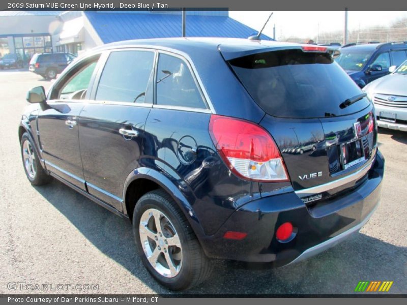Deep Blue / Tan 2009 Saturn VUE Green Line Hybrid