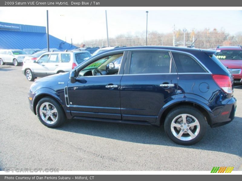 Deep Blue / Tan 2009 Saturn VUE Green Line Hybrid