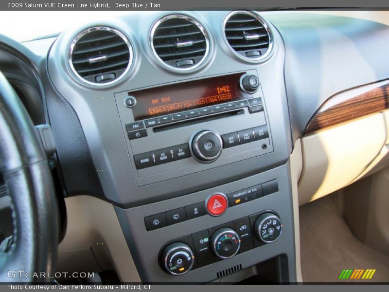 Deep Blue / Tan 2009 Saturn VUE Green Line Hybrid