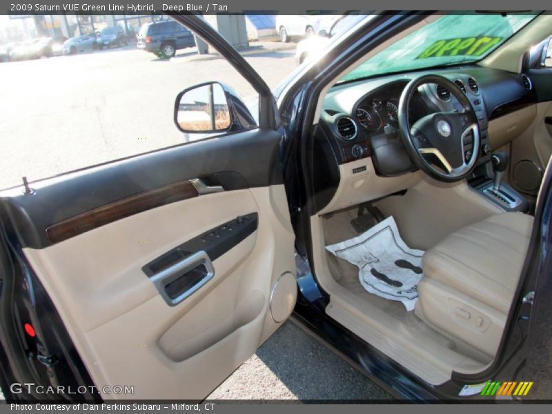 Deep Blue / Tan 2009 Saturn VUE Green Line Hybrid
