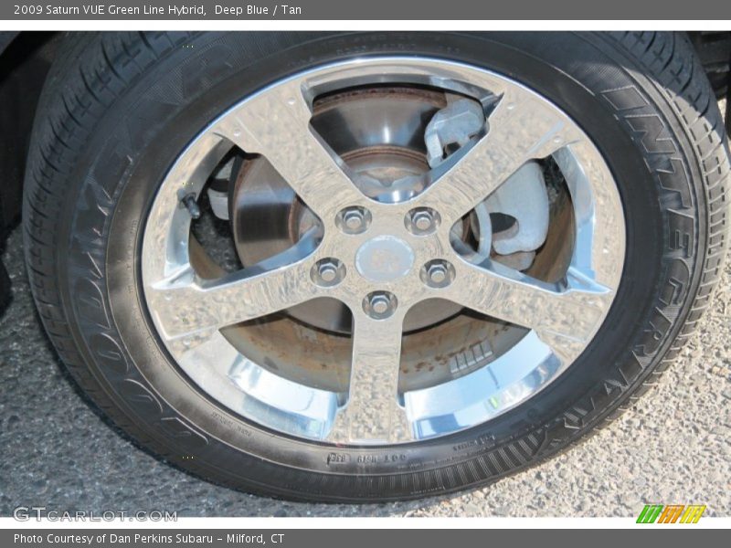 Deep Blue / Tan 2009 Saturn VUE Green Line Hybrid
